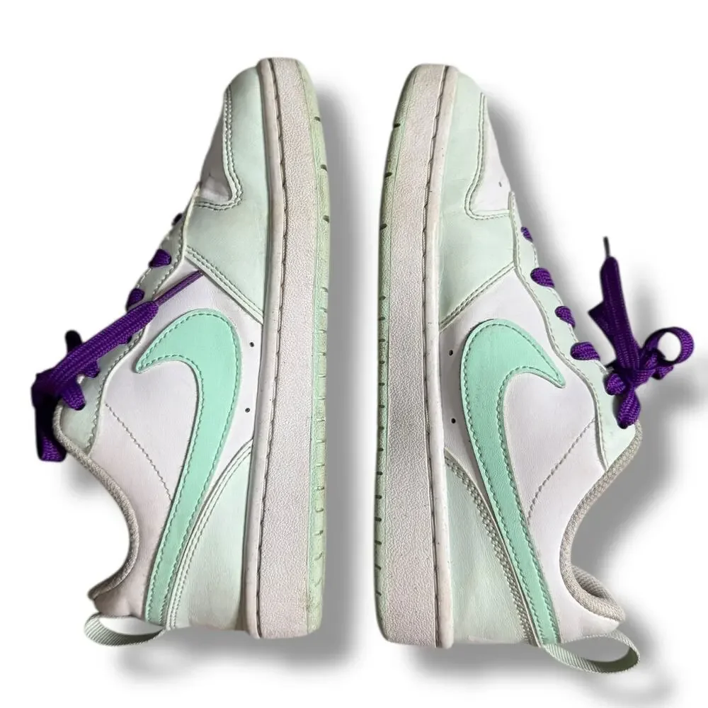 Nike Court Borough Low Recraft Youth Size US 3,5Y White/Mint FZ3539-100